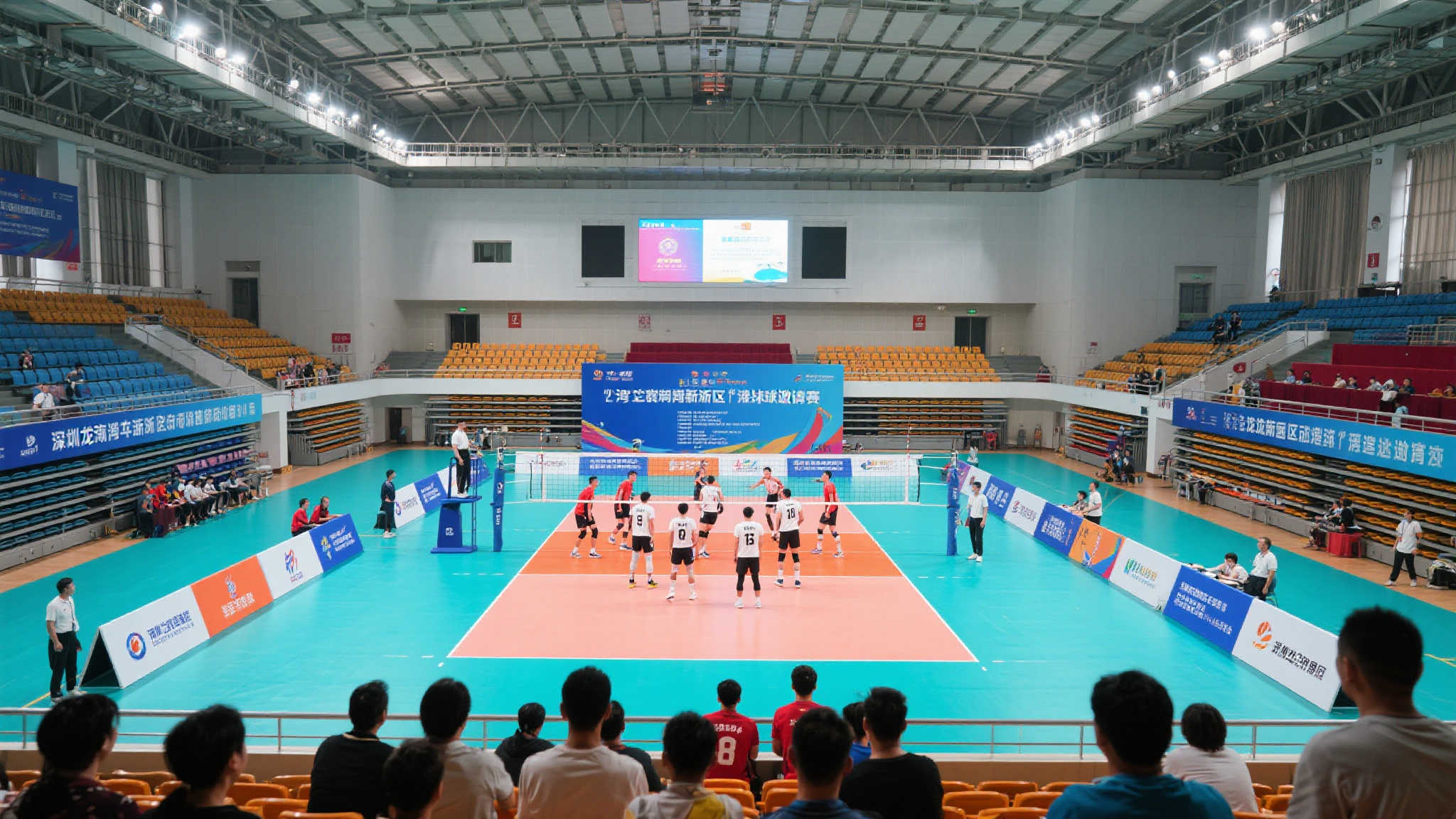 湾区激情碰撞·龙岗再燃战火”第二届业余排球邀请赛在深圳龙岗开幕